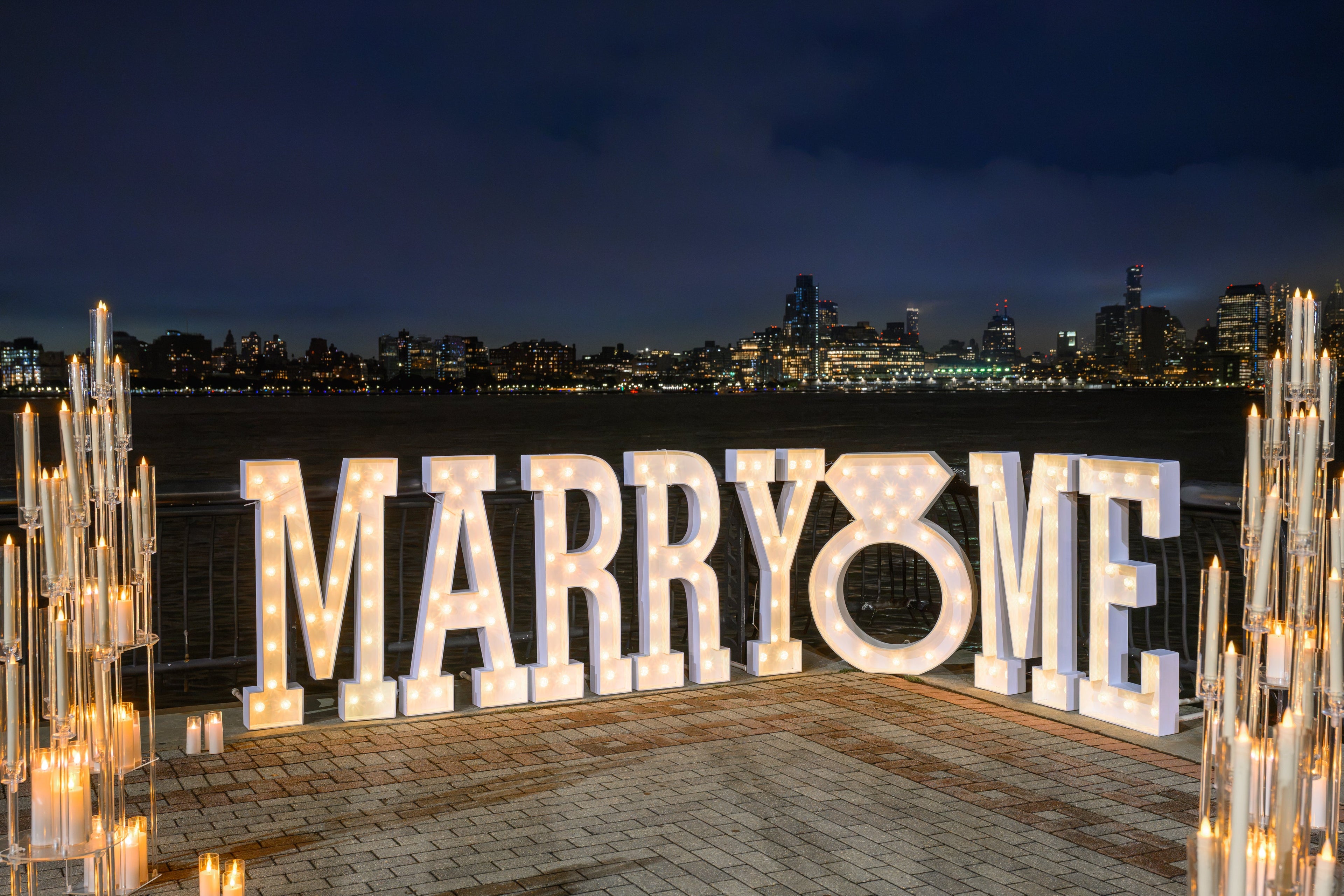 NYC Proposal Decor & Romantic Setup
