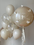 Personalized Helium Balloon Set with Bow – NYC