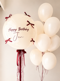 Personalized Cream Balloon Package