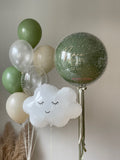Personalized Welcome Baby Helium Balloon Set with Cloud  NYC