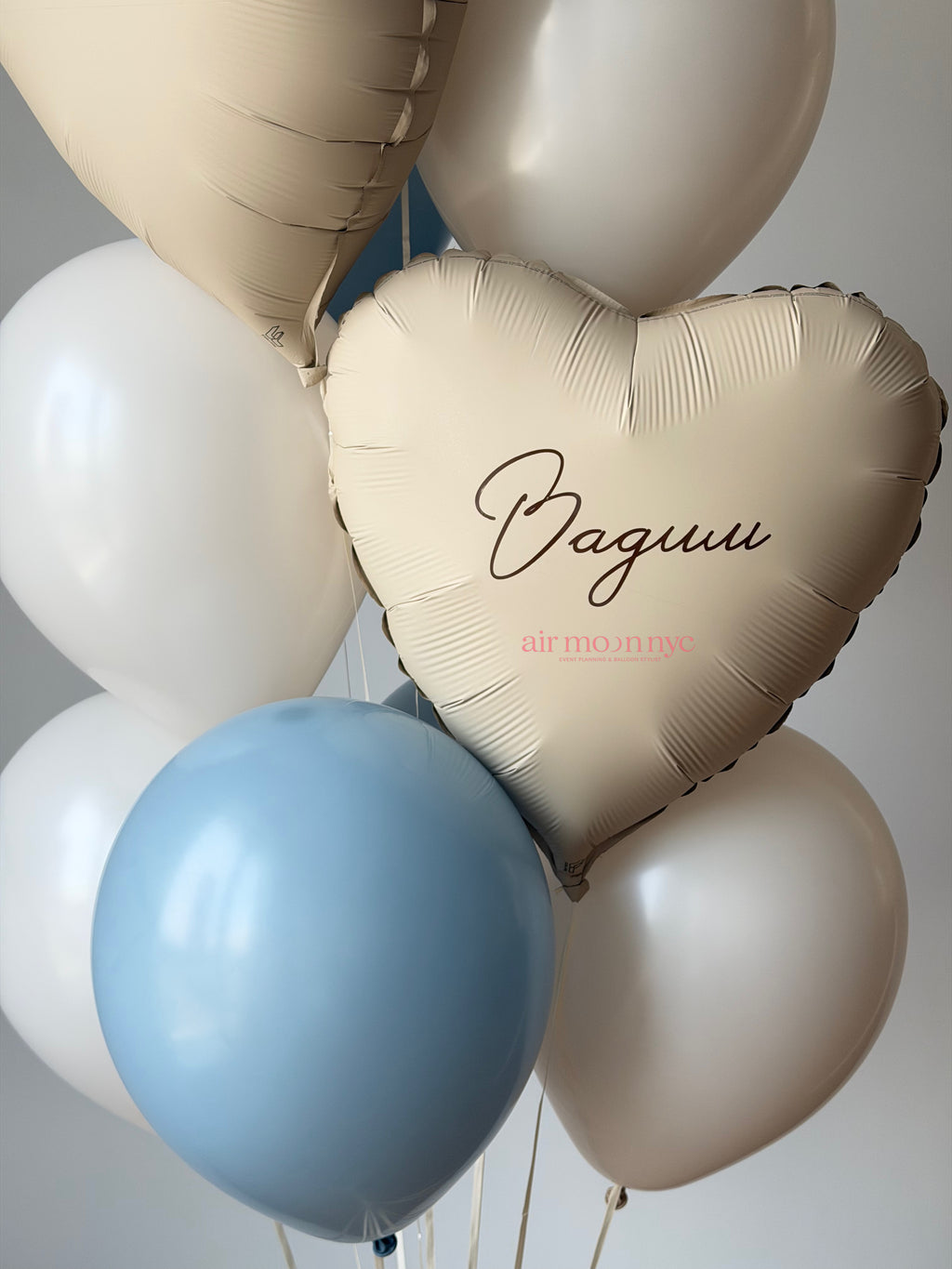 First Birthday Balloons NYC | Teddy Bear Balloon Bouquet | Air Moon NYC