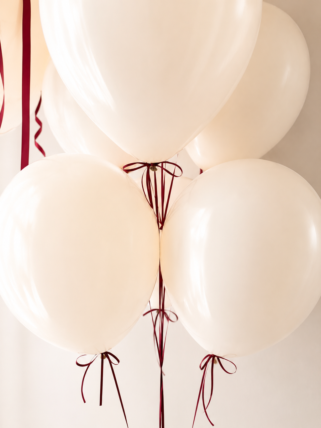 Personalized Cream Balloon Package