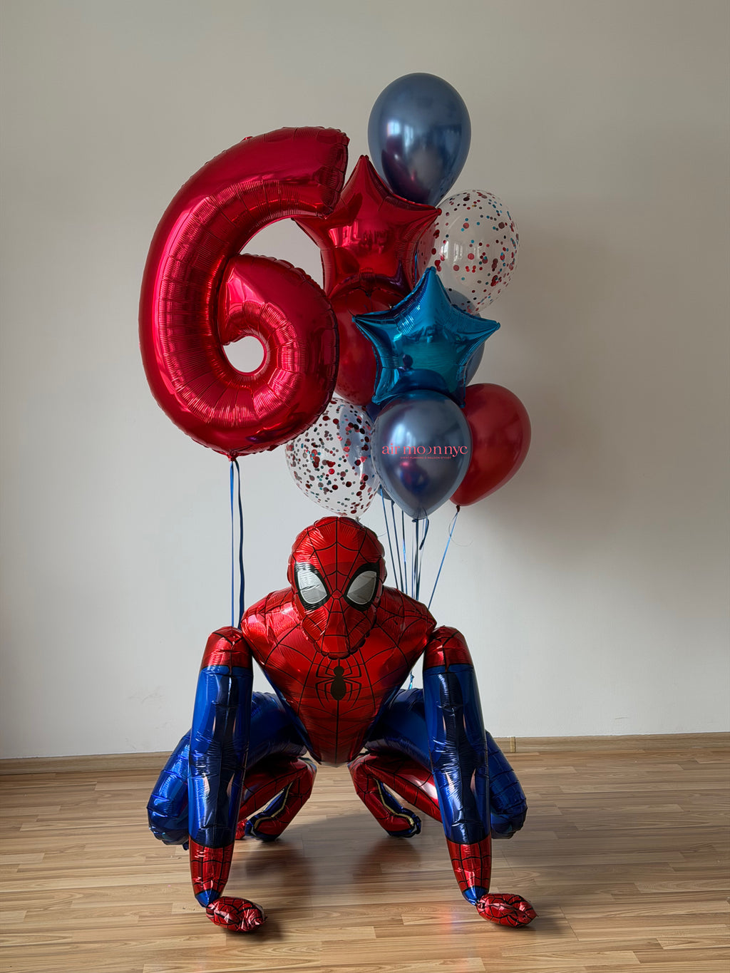 Walker Spider-Man Balloon Bouquet NYC