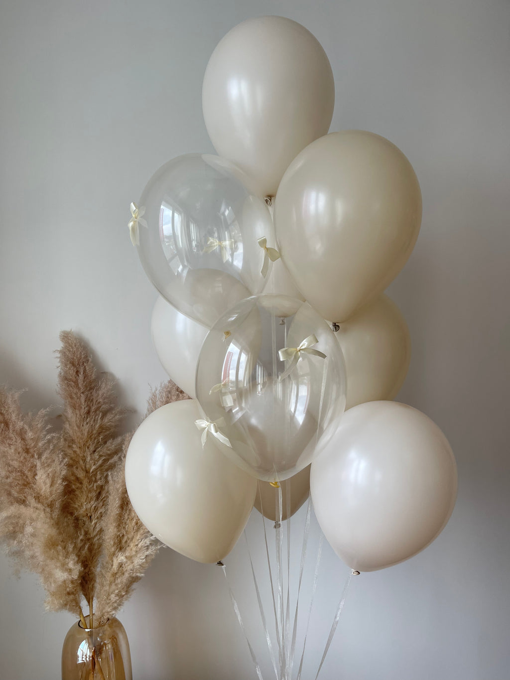 Personalized Helium Balloon Set with Bow – NYC