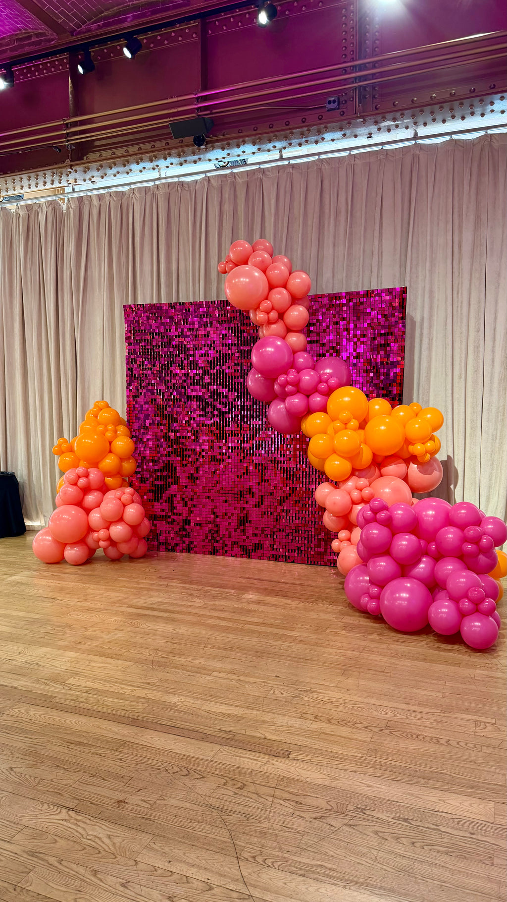 Sequin Wall Balloon Backdrop NYC | Luxury Photo Backdrop & Event Decor