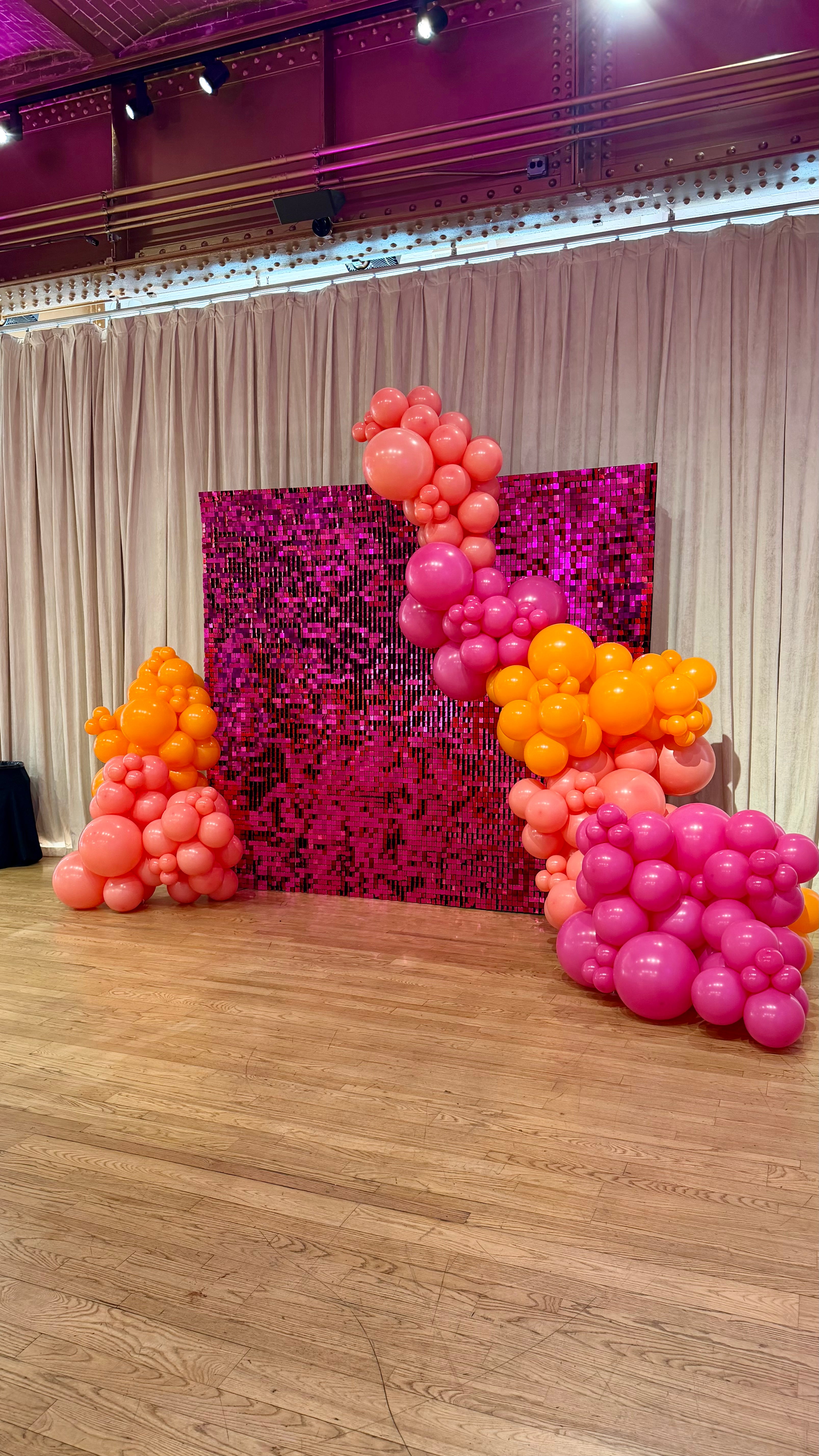 Sequin Wall Balloon Backdrop NYC | Luxury Photo Backdrop & Event Decor