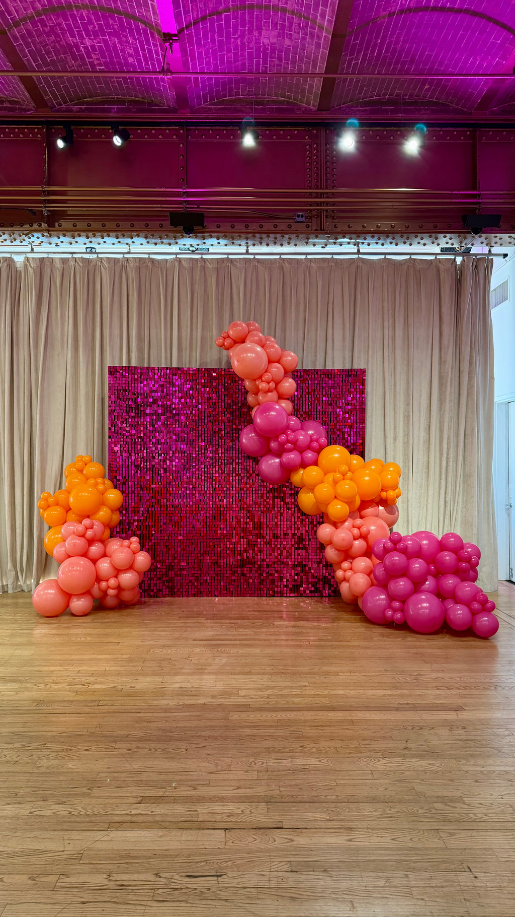 Sequin Wall Balloon Backdrop NYC | Luxury Photo Backdrop & Event Decor
