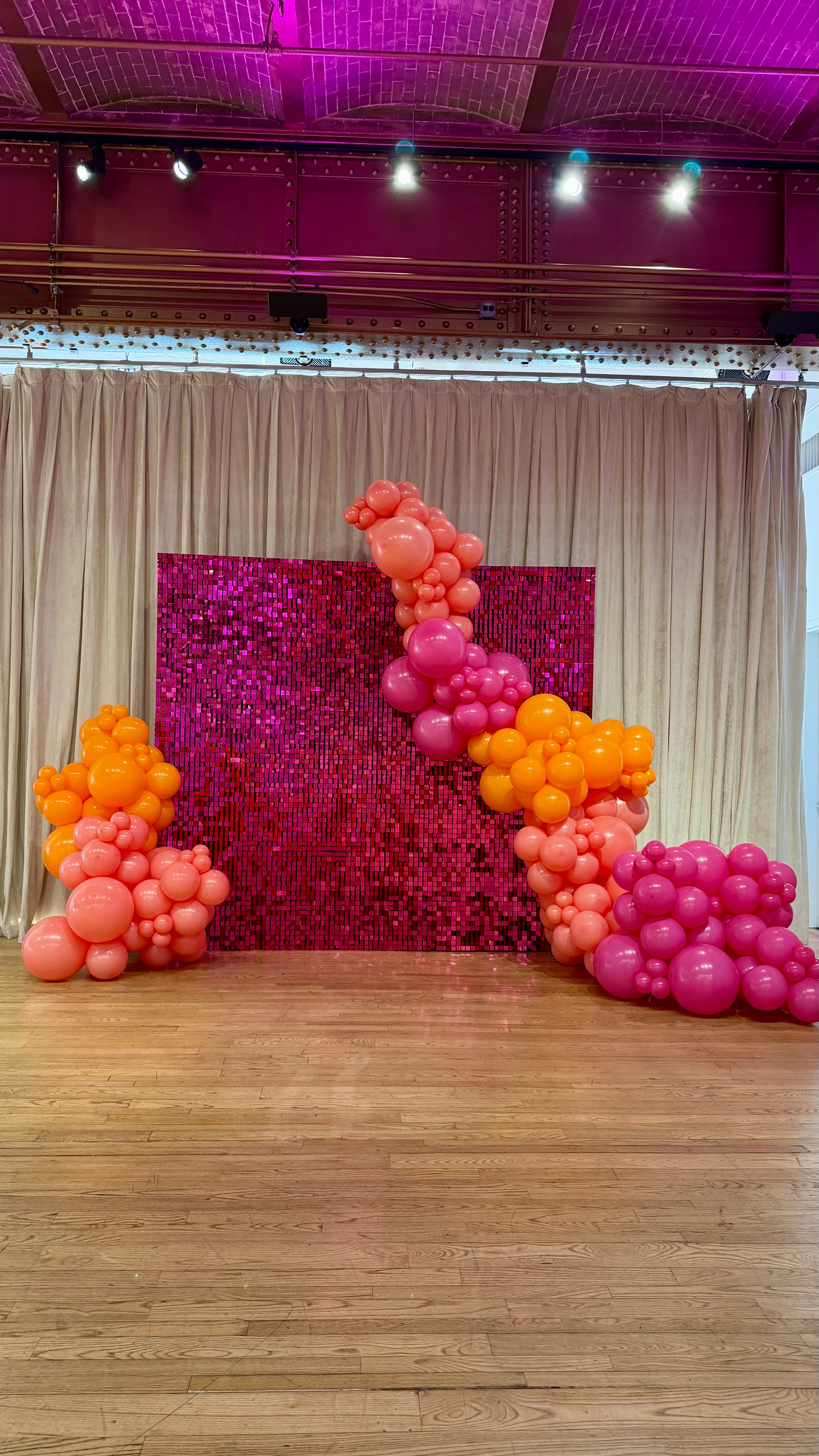 Sequin Wall Balloon Backdrop NYC | Luxury Photo Backdrop & Event Decor