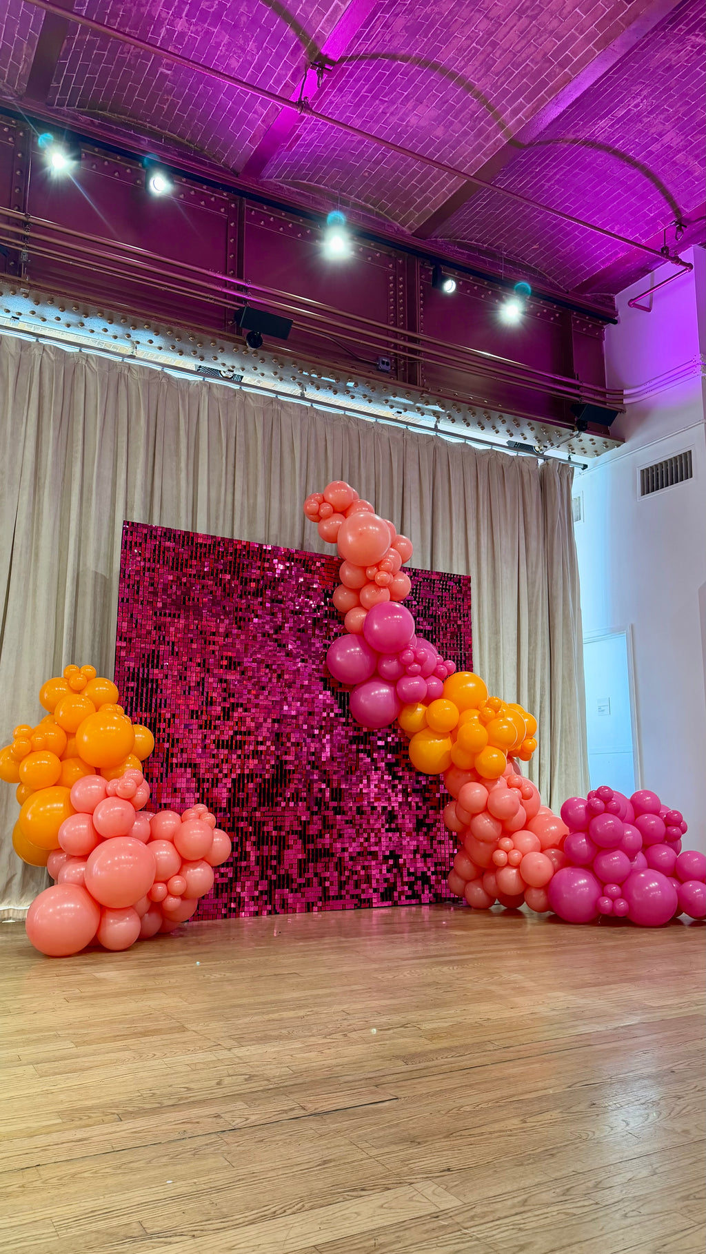 Sequin Wall Balloon Backdrop NYC | Luxury Photo Backdrop & Event Decor