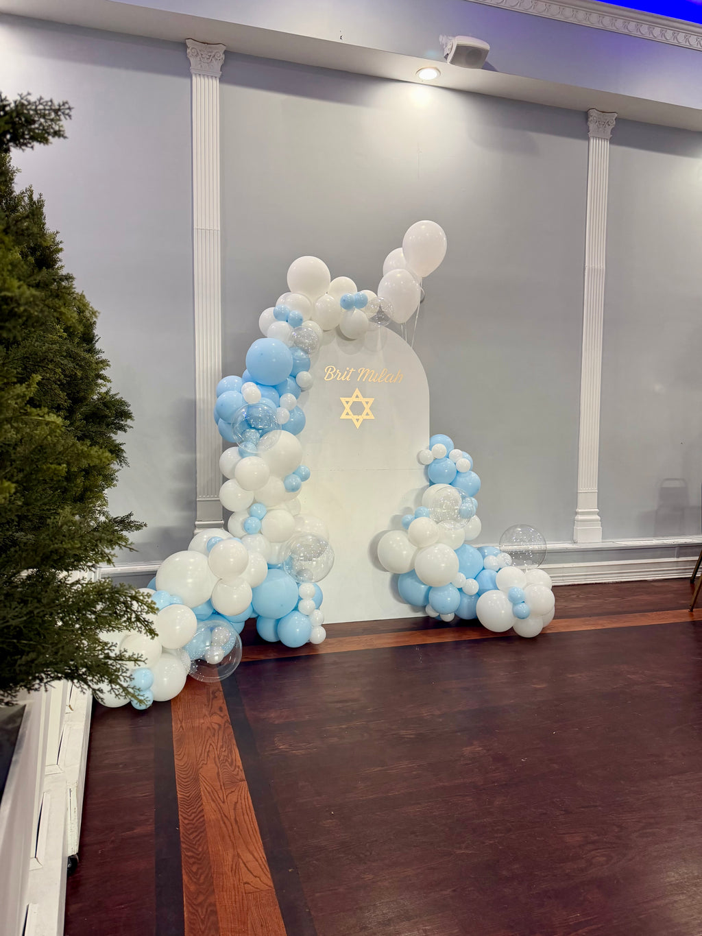 Brit Milah Balloon Backdrop NYC | Custom Bris Decoration & Event Decor
