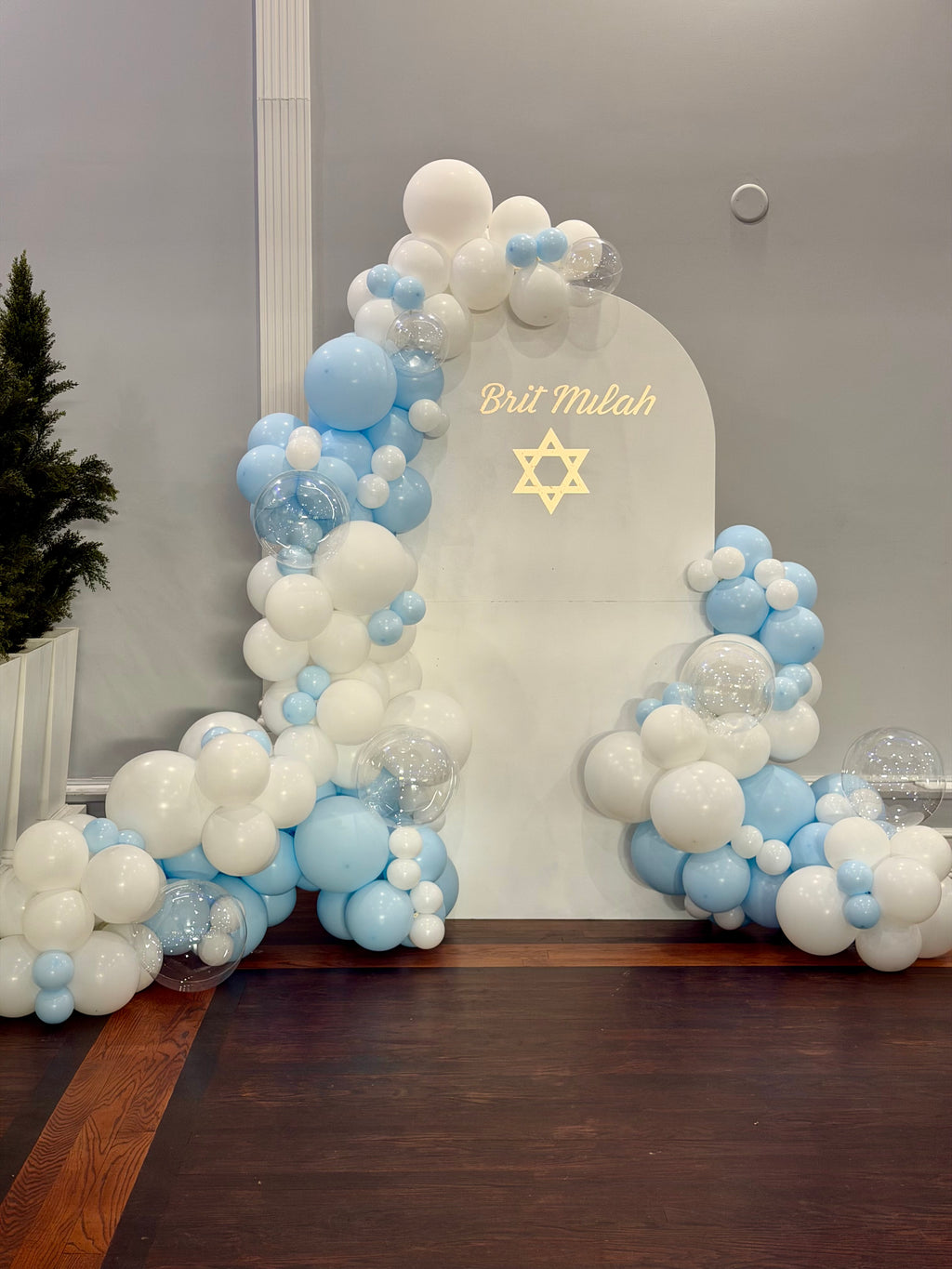 Brit Milah Balloon Backdrop NYC | Custom Bris Decoration & Event Decor