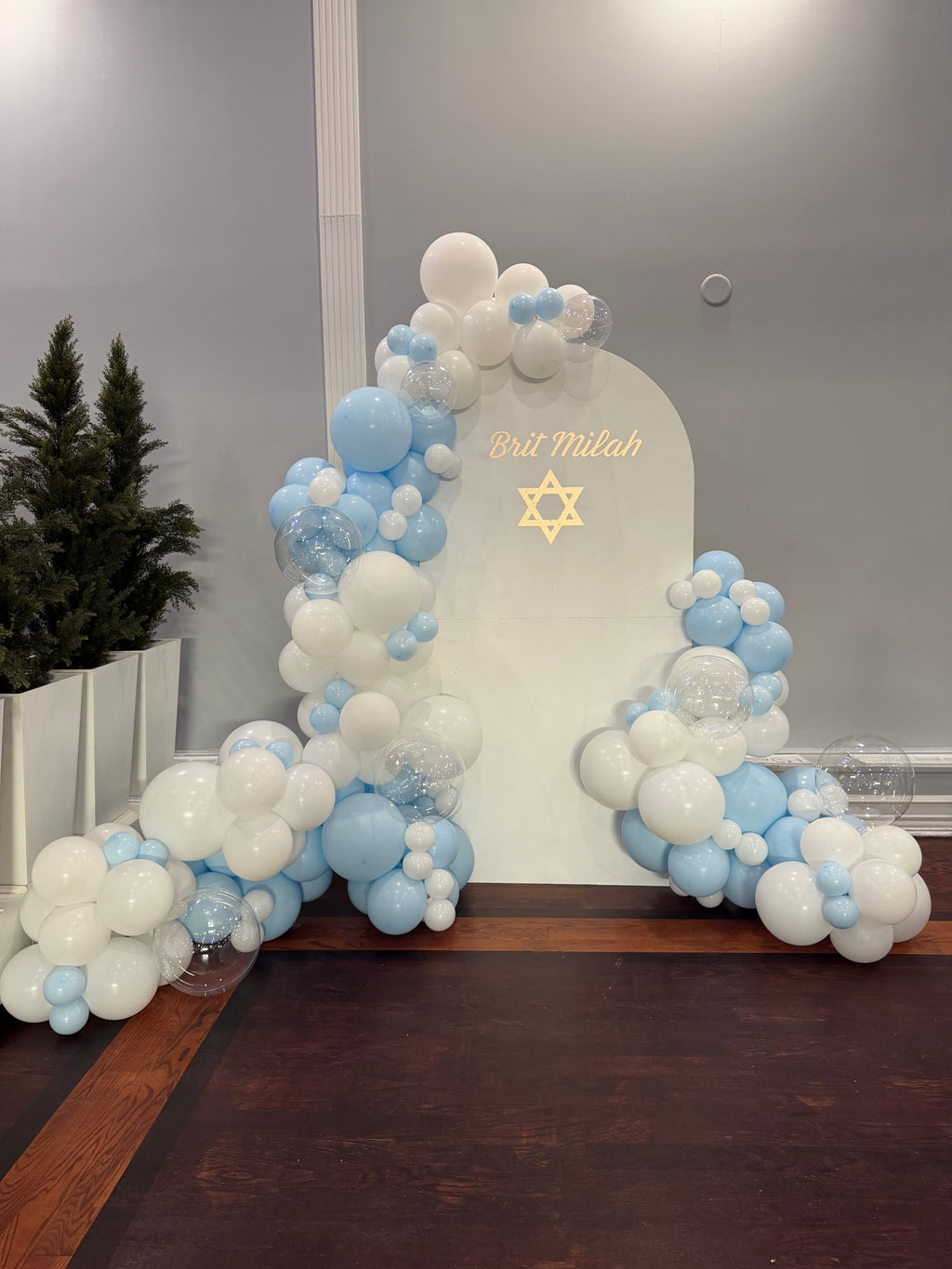 Brit Milah Balloon Backdrop NYC | Custom Bris Decoration & Event Decor