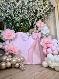 Luxury Pink Baby Shower Balloon Backdrop NYC | First Birthday & Welcome Baby Decor BROOKLYN