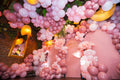 Luxury Sweet 16 Balloon Installation in NYC | Hanging Balloon Garlands