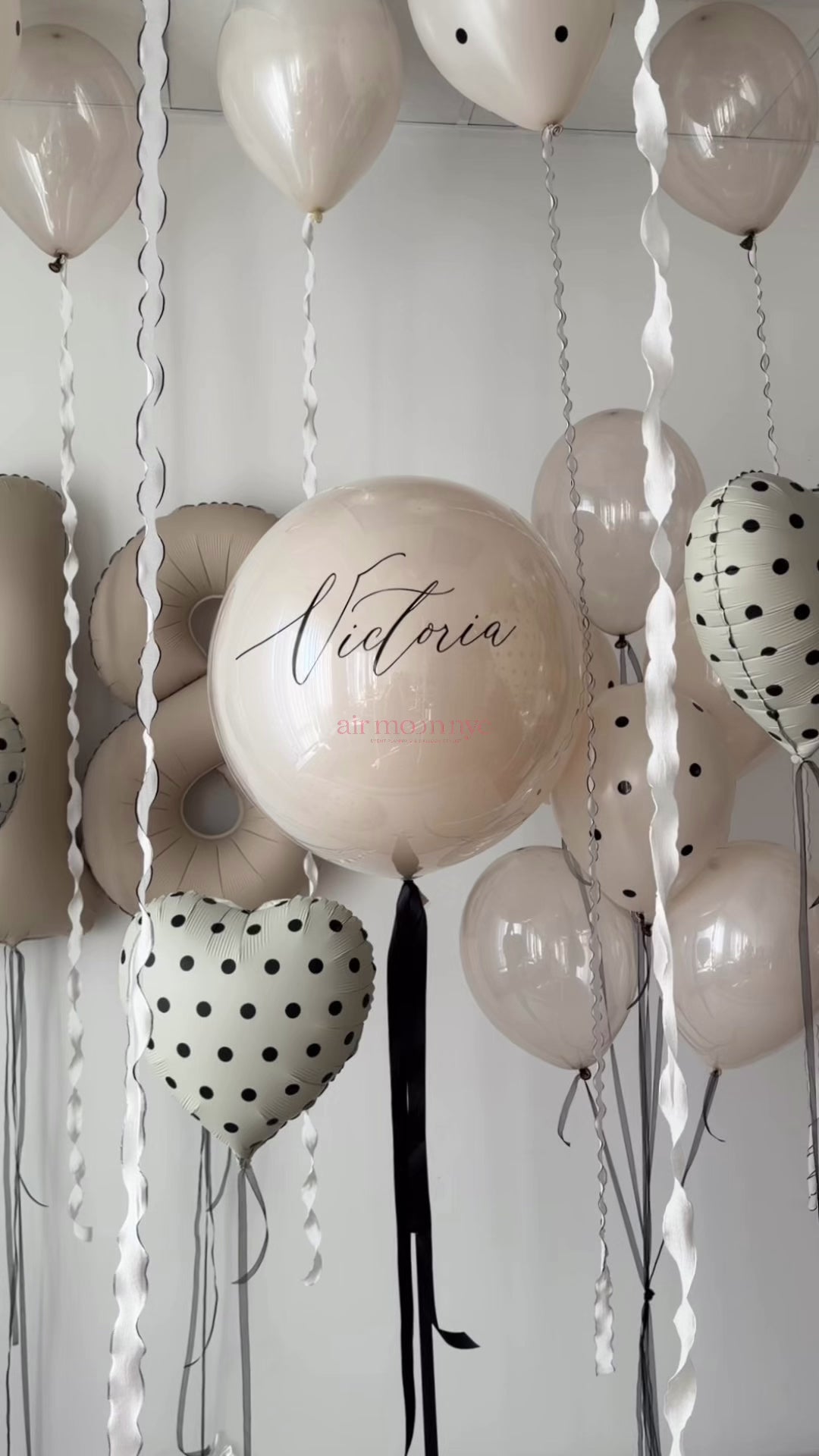 Trending Polka Dot Balloon Set NYC | Personalized Birthday Balloons