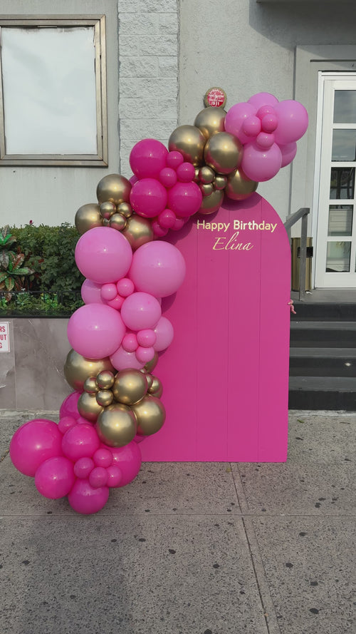 Grab & Go Balloon Backdrop NYC | Custom Party Decor | Air Moon NYC